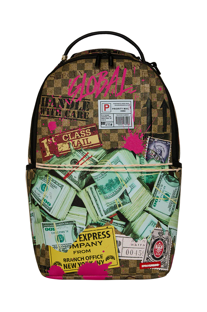Sprayground Torn Packaging Overnight Cash Stash Backpack