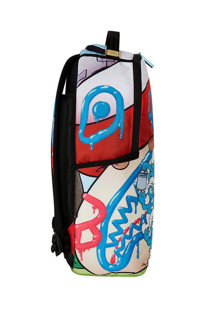 Sprayground X The Smurfs Painting Smurfs Art Party Backpack