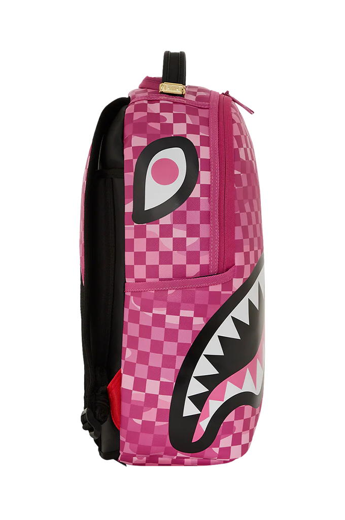 Sprayground Pink Camocheck Backpack