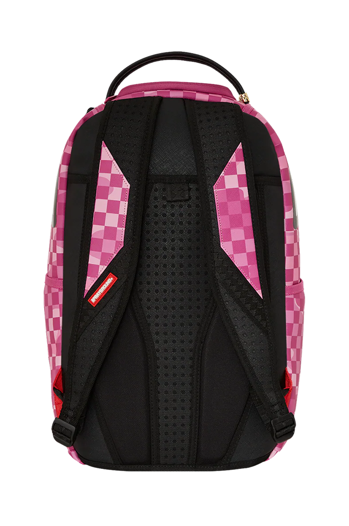 Sprayground Pink Camocheck Backpack