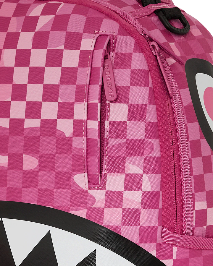 Sprayground Pink Camocheck Backpack