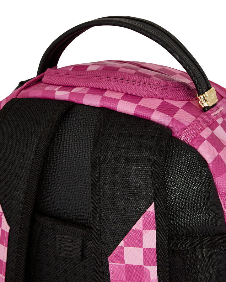 Sprayground Pink Camocheck Backpack