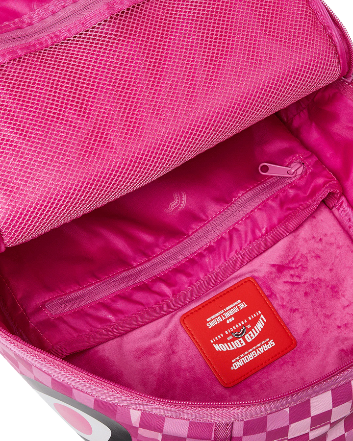 Sprayground Pink Camocheck Backpack