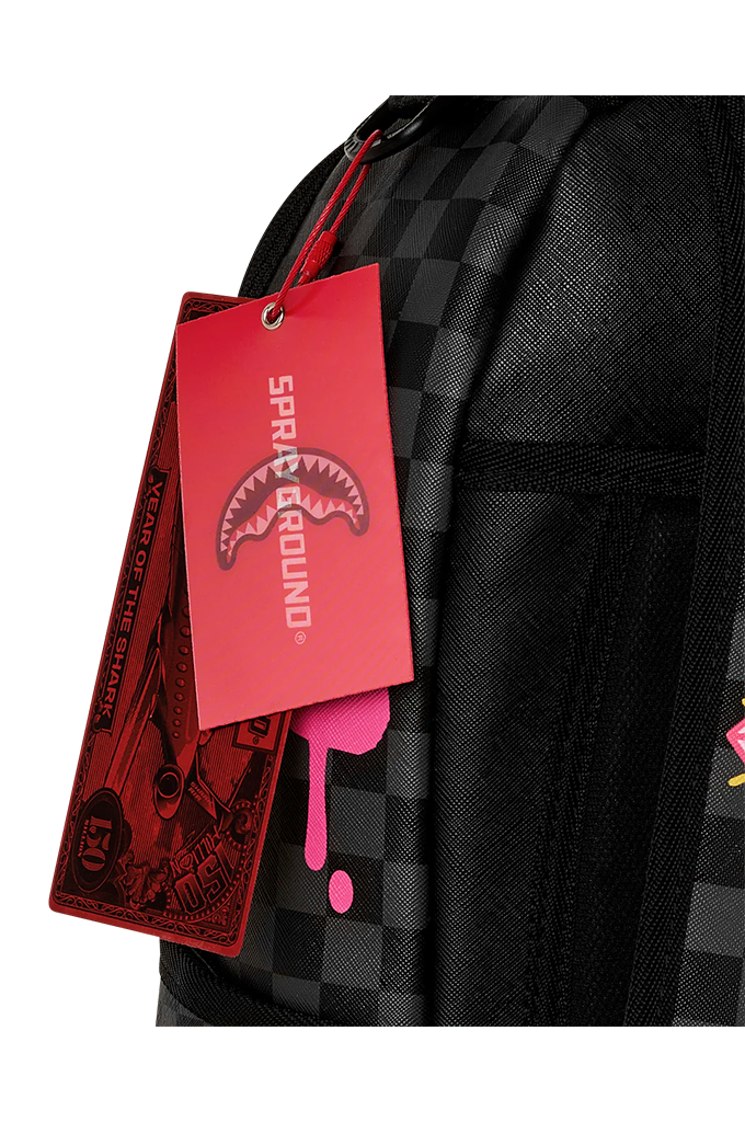 Sprayground X Pink Panther Drippy Diamond Shark Backpack