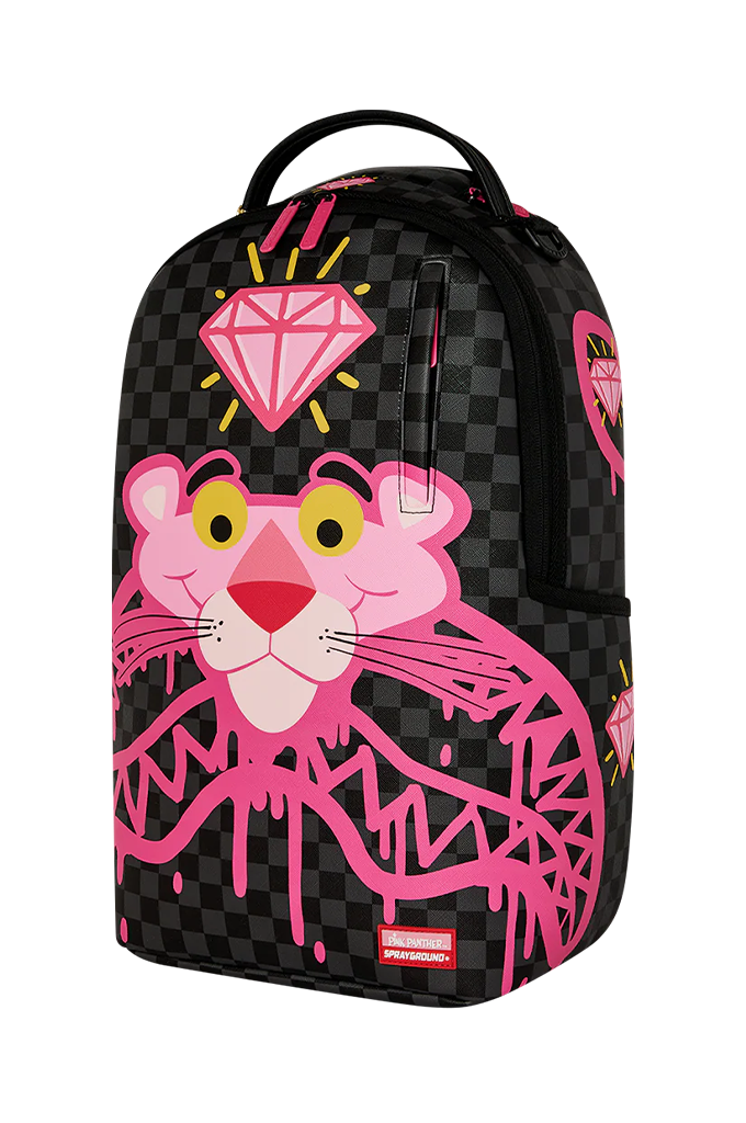 Sprayground X Pink Panther Drippy Diamond Shark Backpack