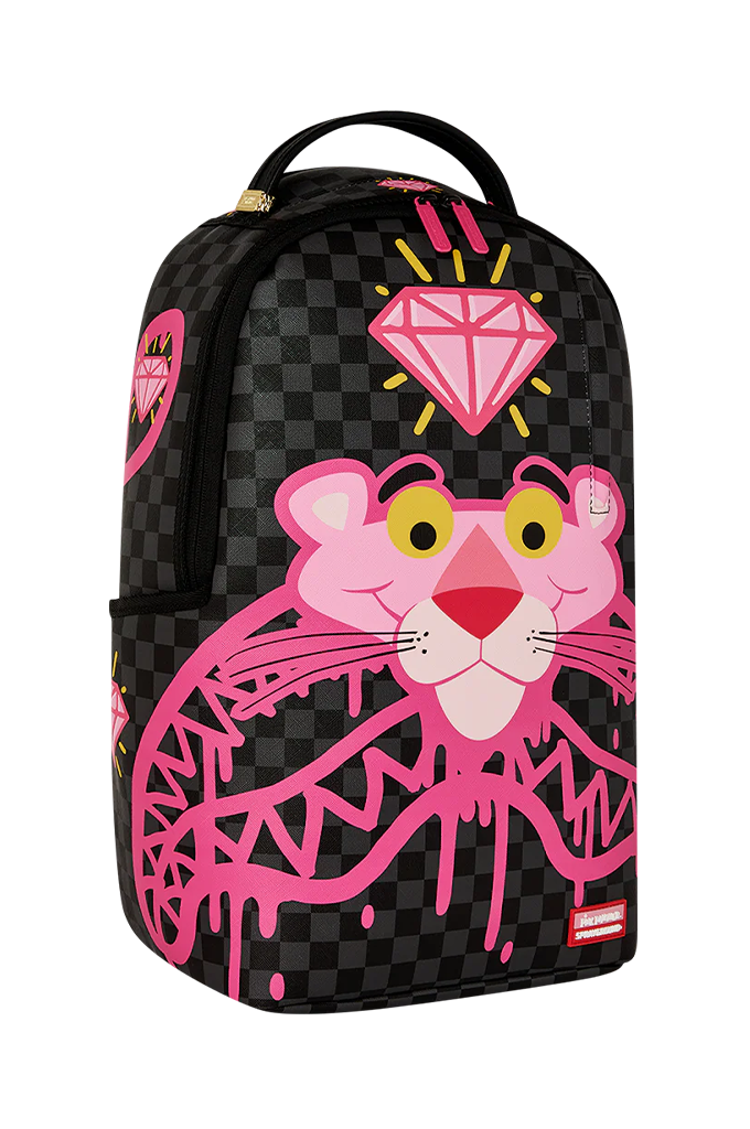 Sprayground X Pink Panther Drippy Diamond Shark Backpack
