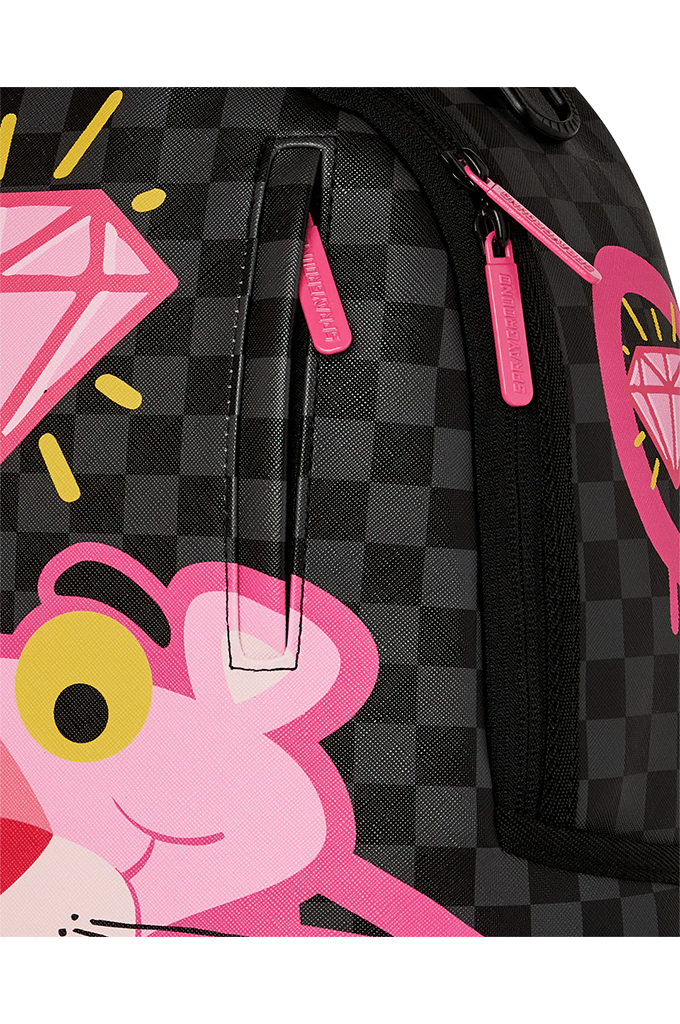 Sprayground X Pink Panther Drippy Diamond Shark Backpack