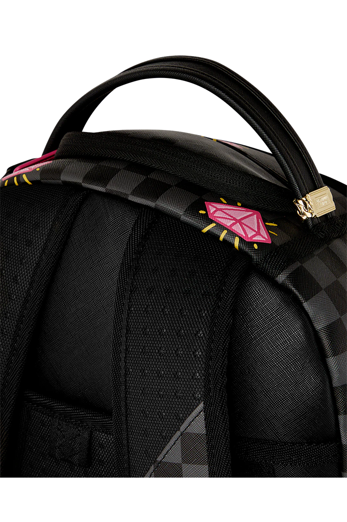 Sprayground X Pink Panther Drippy Diamond Shark Backpack