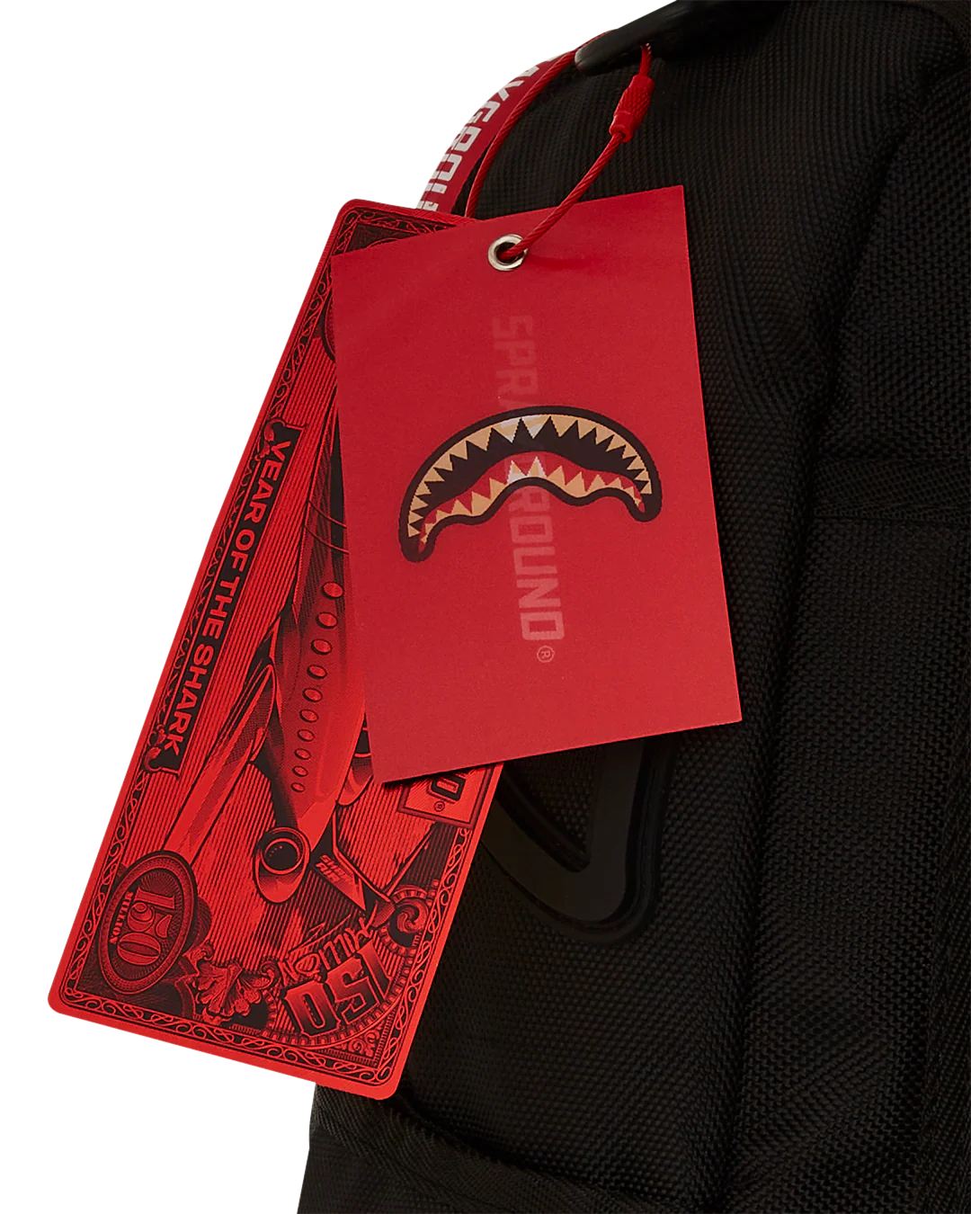 Sprayground Printed Zipper Shark The Hero Backpack