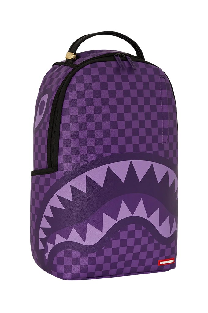 Sprayground Purple Shark Sharks In Paris Backpack