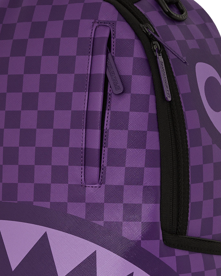 Sprayground Purple Shark Sharks In Paris Backpack