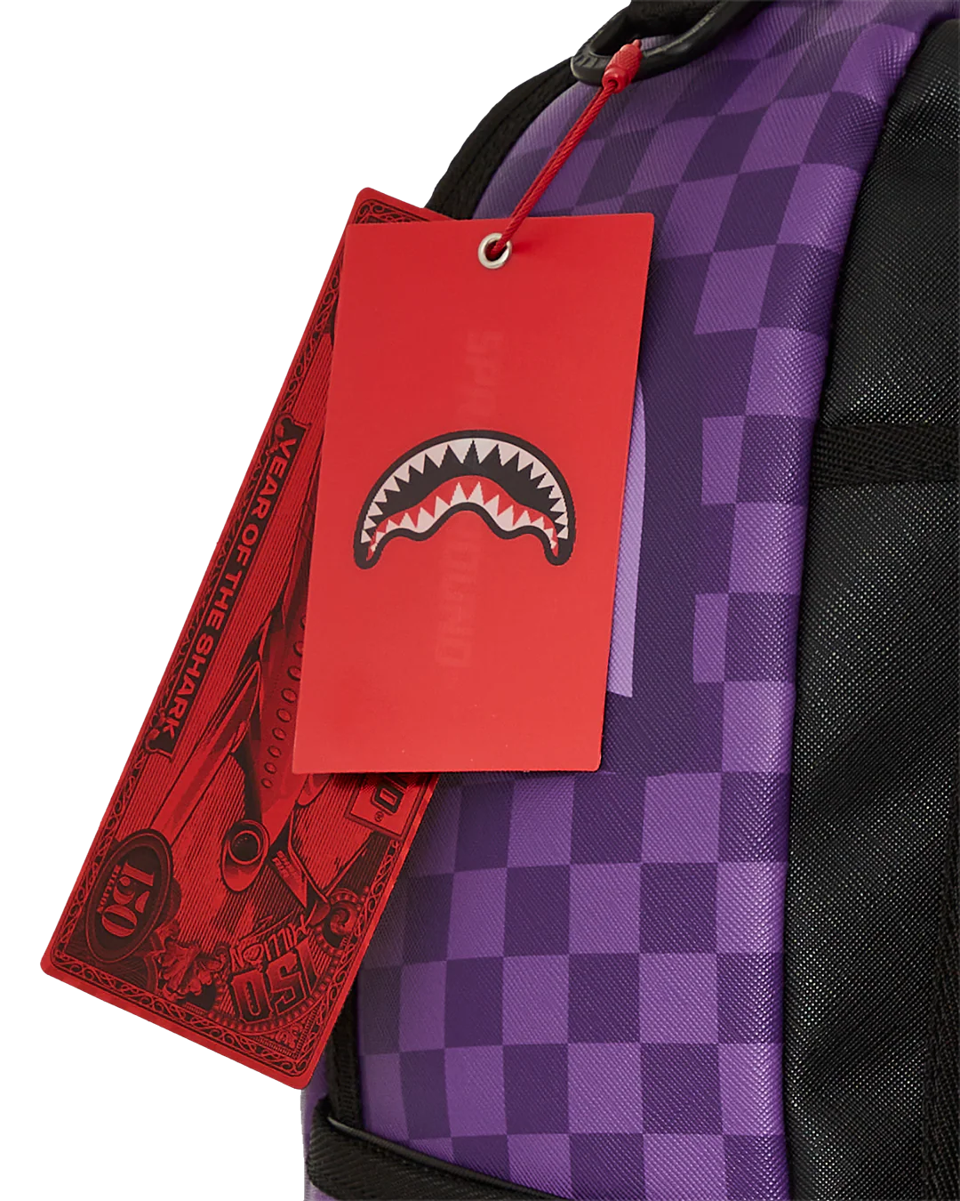 Sprayground Purple Shark Sharks In Paris Backpack