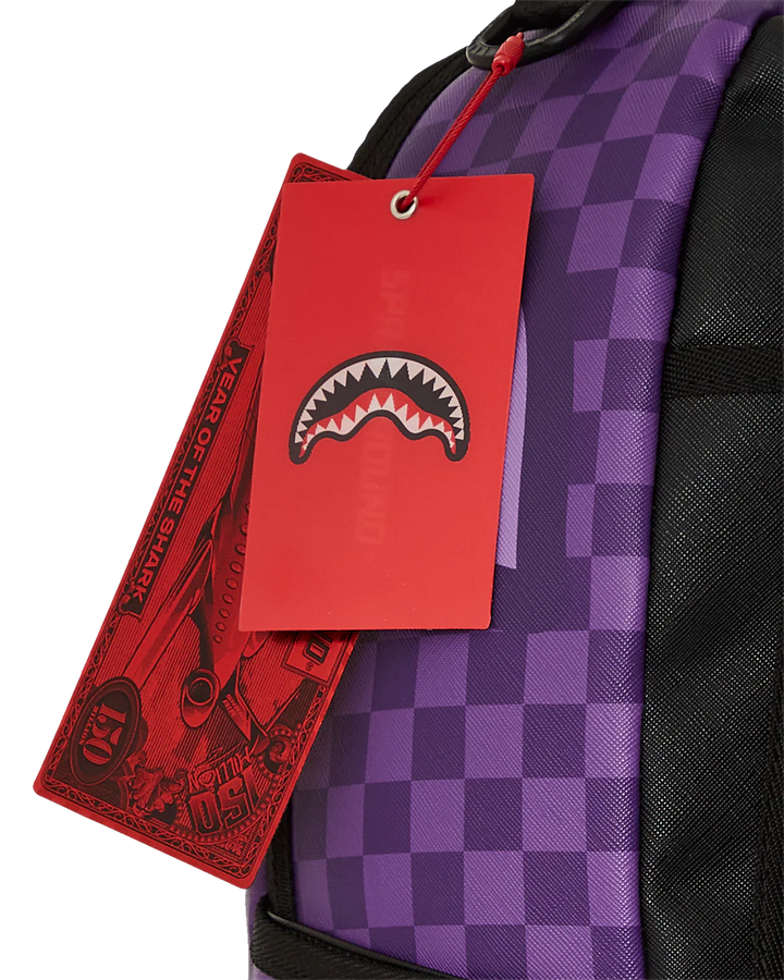 Sprayground Purple Shark Sharks In Paris Backpack