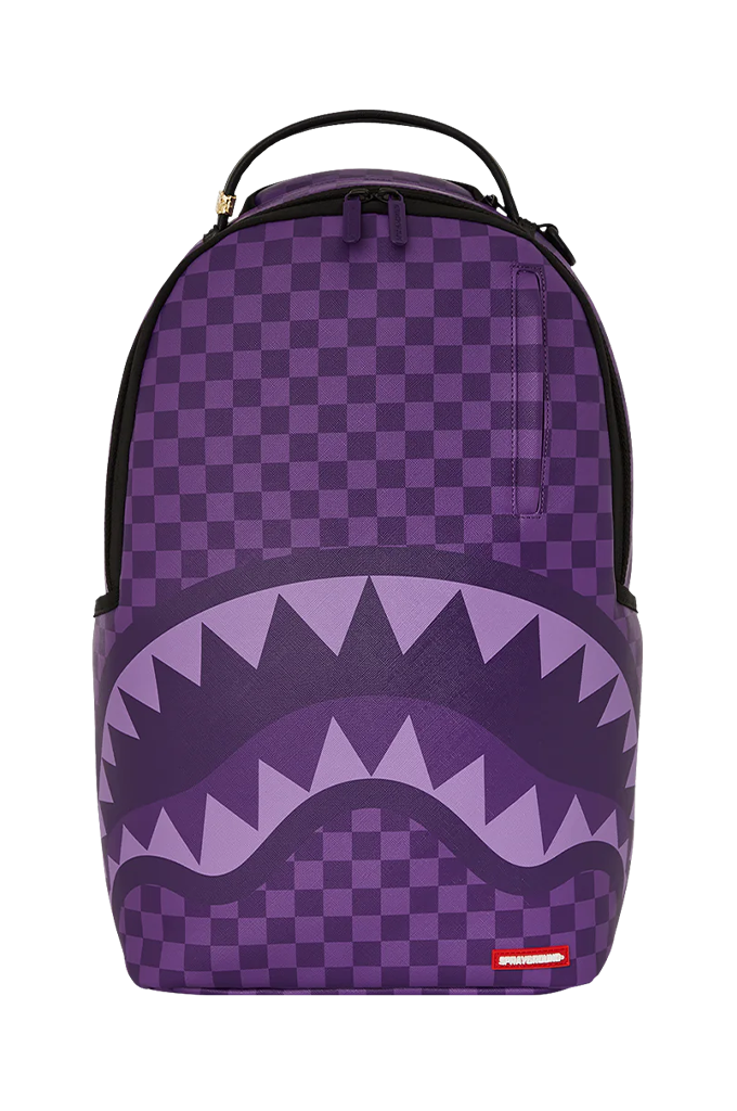 Sprayground Purple Shark Sharks In Paris Backpack