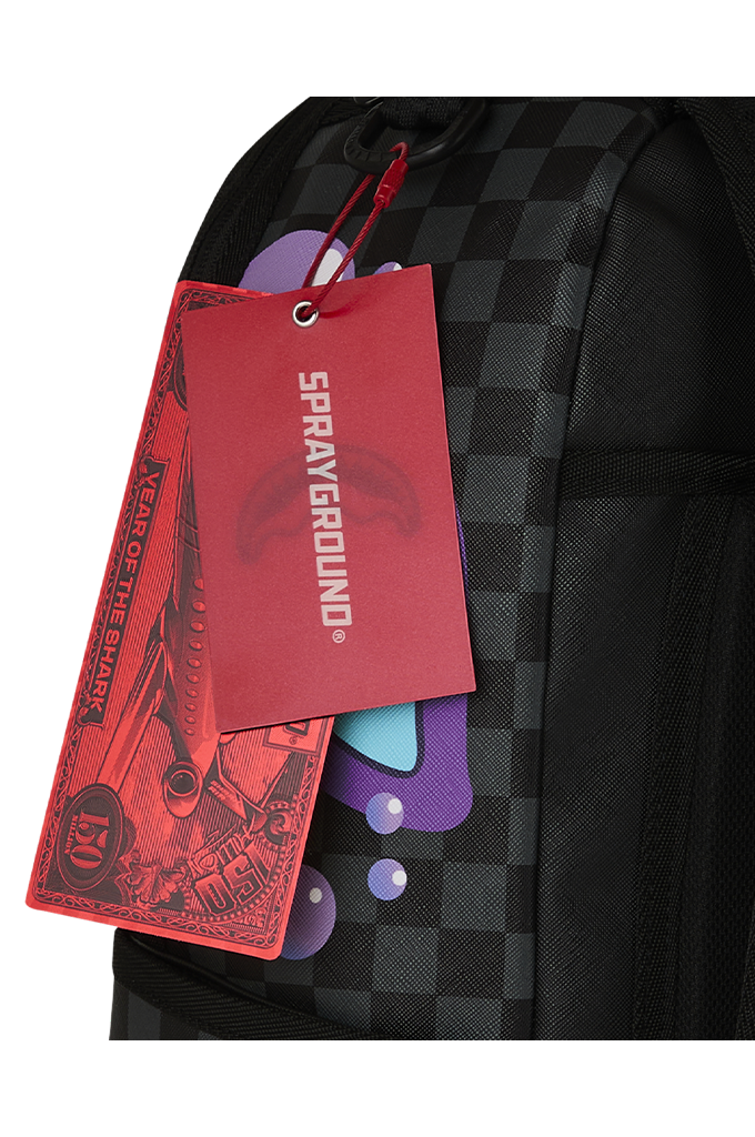 Sprayground Purple Slime Takeover Backpack