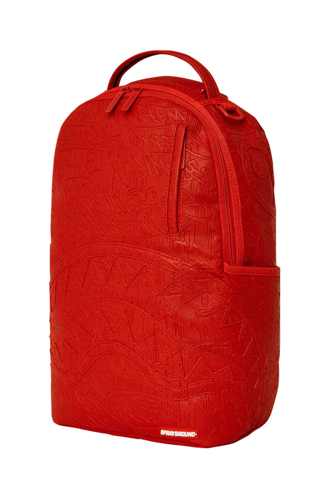 Red spray ground backpack Clearance