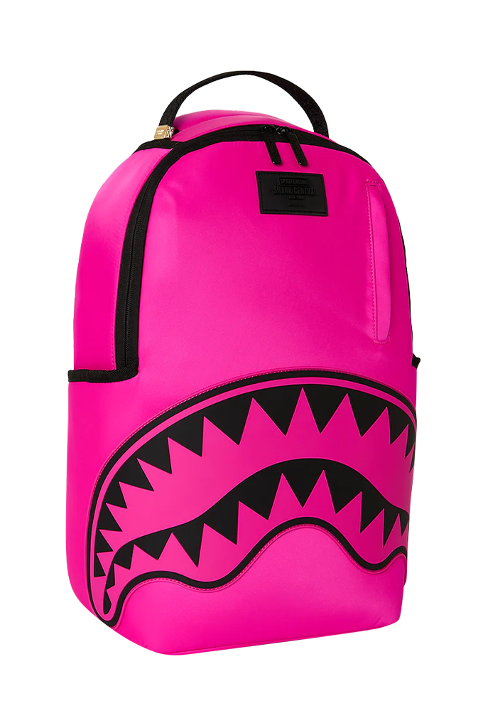 Sprayground Shark Central 2 Pink Code Stencil Backpack