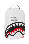 Sprayground Shark Central 2.0 DLXSV White Backpack