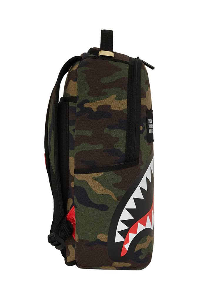 Sprayground Shark Central Camo Rogue Backpack