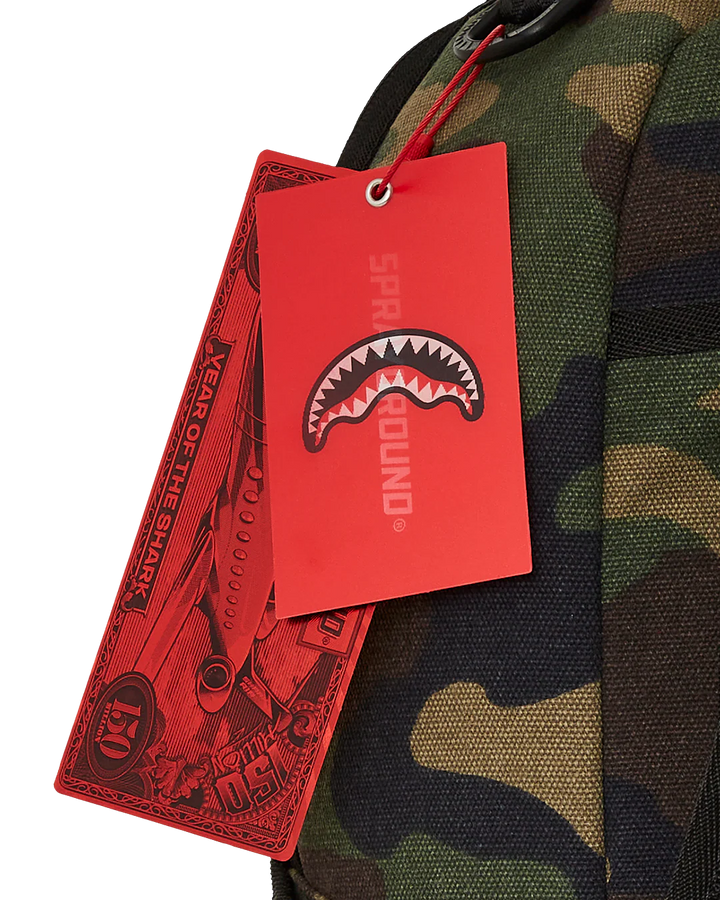 Sprayground Shark Central Camo Rogue Backpack