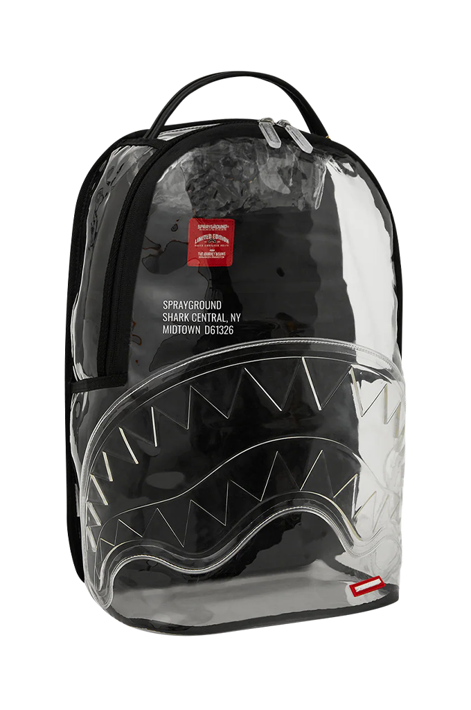 Sprayground Shark Central Clear Backpack