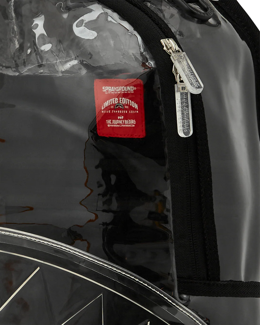 Sprayground Shark Central Clear Backpack