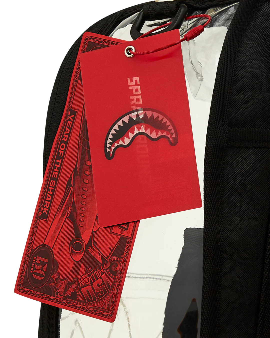 Sprayground Shark Central Clear Backpack