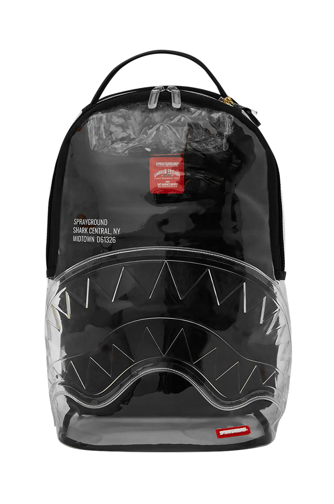 Sprayground Shark Central Clear Backpack
