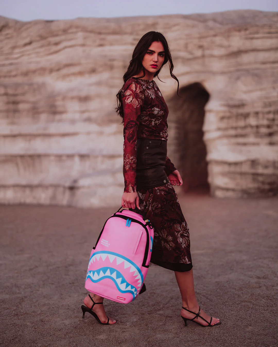 Sprayground Shark Central Cotton Candy Amusement Backpack