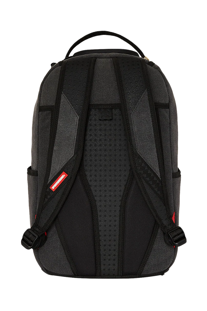 Sprayground Shark Central Denim Painted Backpack