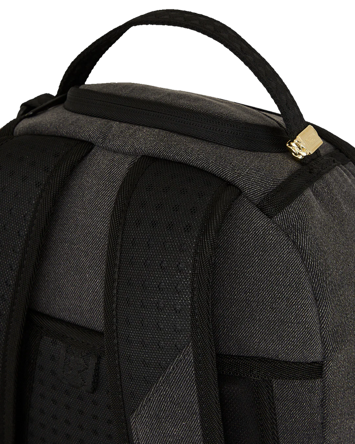 Sprayground Shark Central Denim Painted Backpack