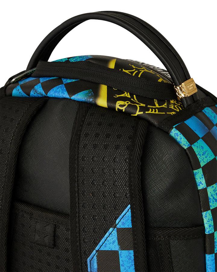 Sprayground Shark Central Stencils Black Backpack