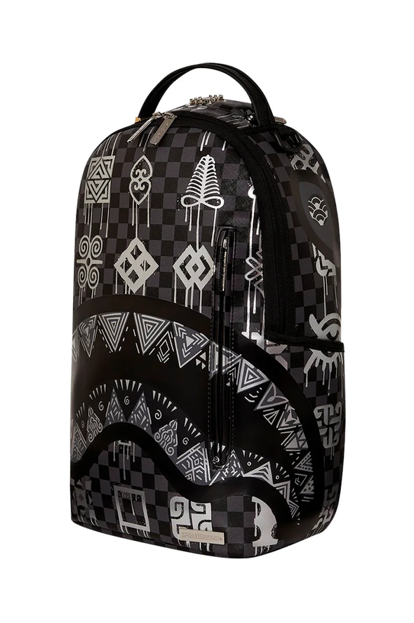 Sprayground A.I. African Intelligence Shark Glyphs DLXSV Backpack