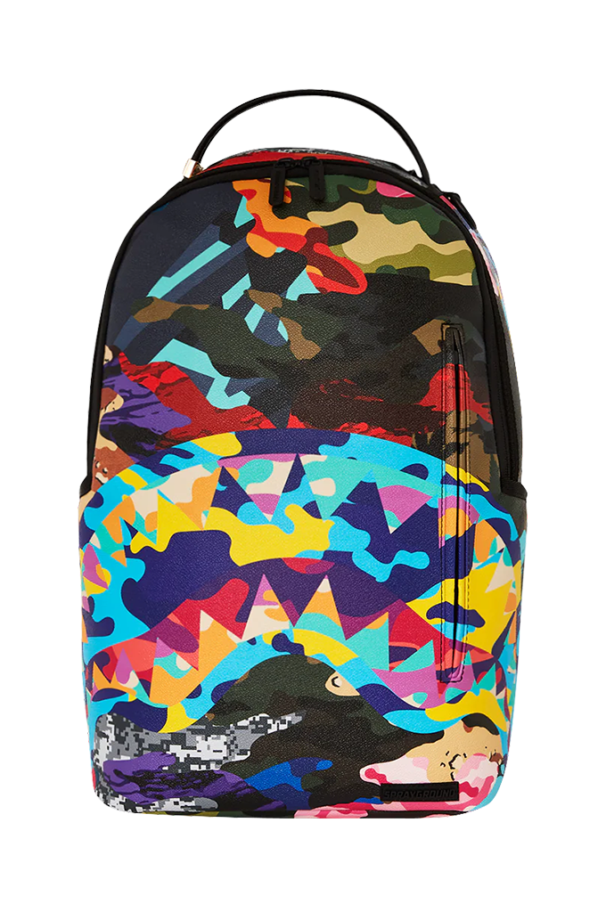 Sprayground Sliced And Diced Camo Backpack