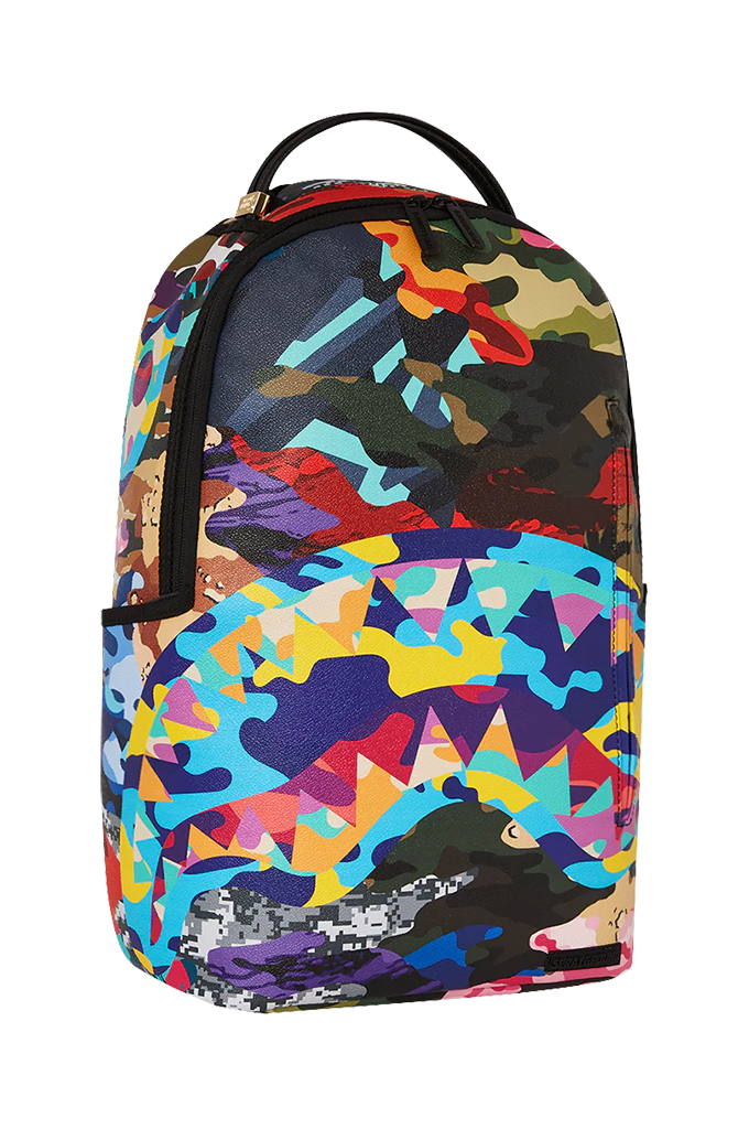 Sprayground Sliced And Diced Camo Backpack