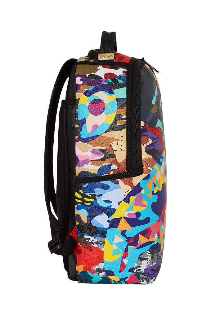 Sprayground Sliced And Diced Camo Backpack