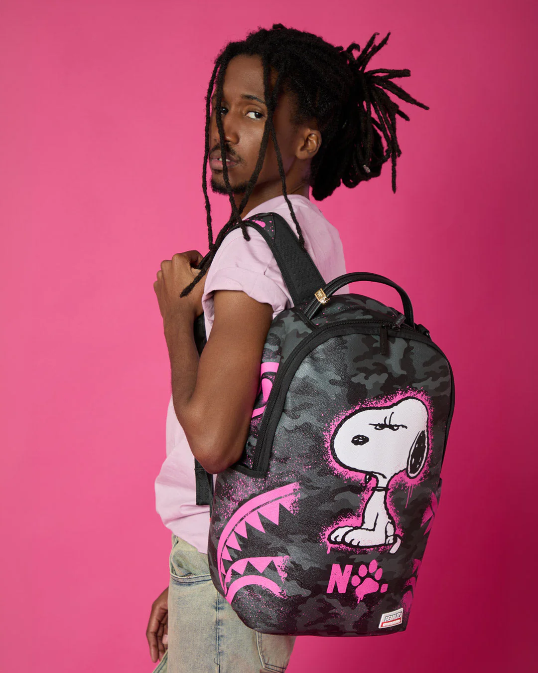 Sprayground X Peanuts Snoopy That's A No No Backpack