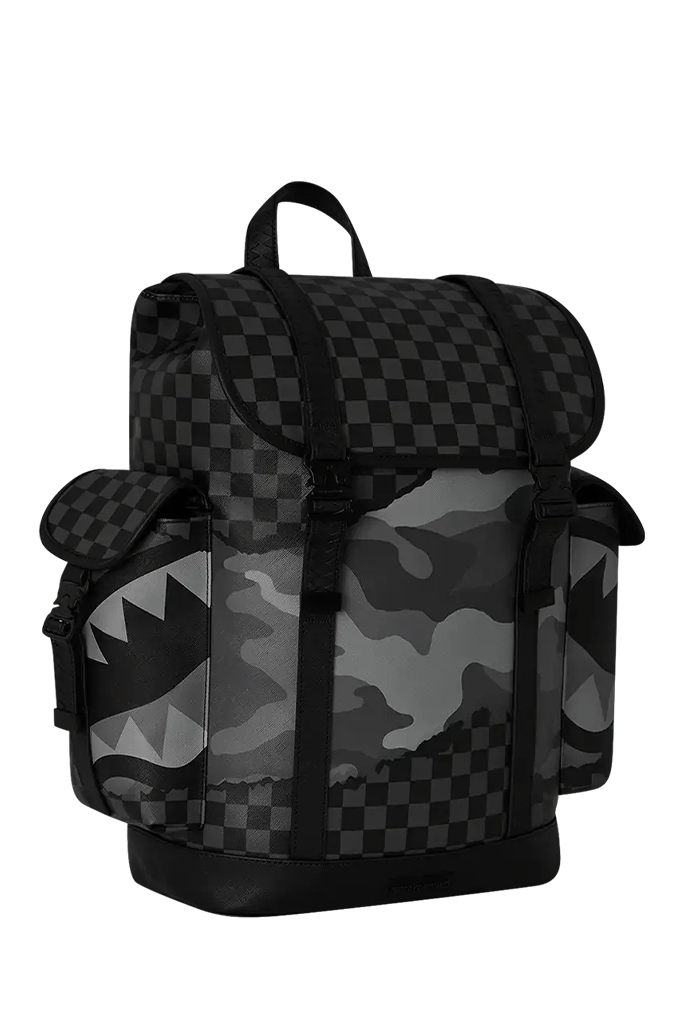 Sprayground Split Up Camo Tear Monte Carlo Backpack