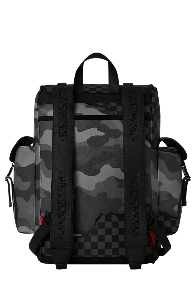 Sprayground Split Up Camo Tear Monte Carlo Backpack