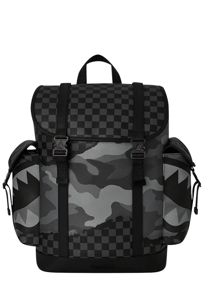 Sprayground Split Up Camo Tear Monte Carlo Backpack