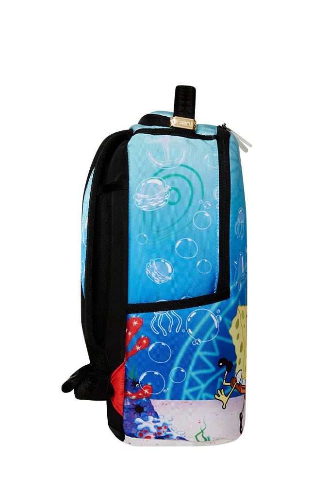 Sprayground X Spongebob Squarepants Spongebob Blowing Bubbles Mini Backpack