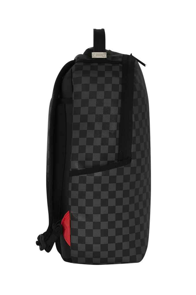 Sprayground Spray Spritz Grey Check DLXSV Backpack