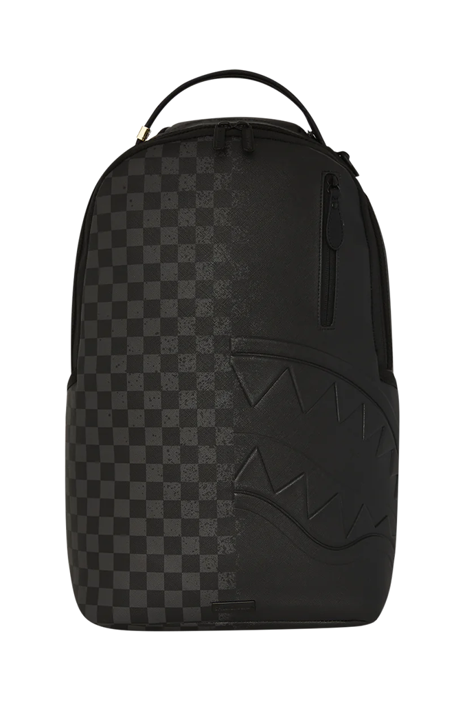 Sprayground Spray Spritz Grey Check DLXSV Backpack