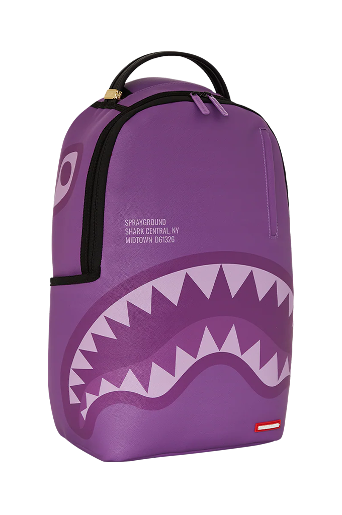Sprayground Shark Central Purple Venom Backpack