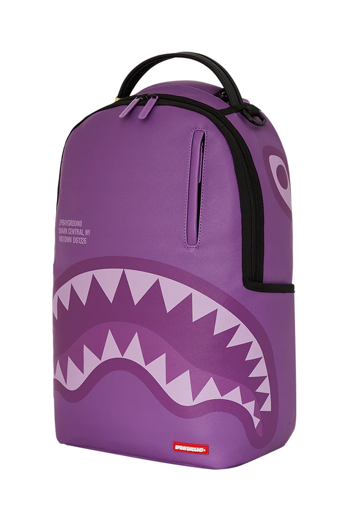 Sprayground Shark Central Purple Venom Backpack