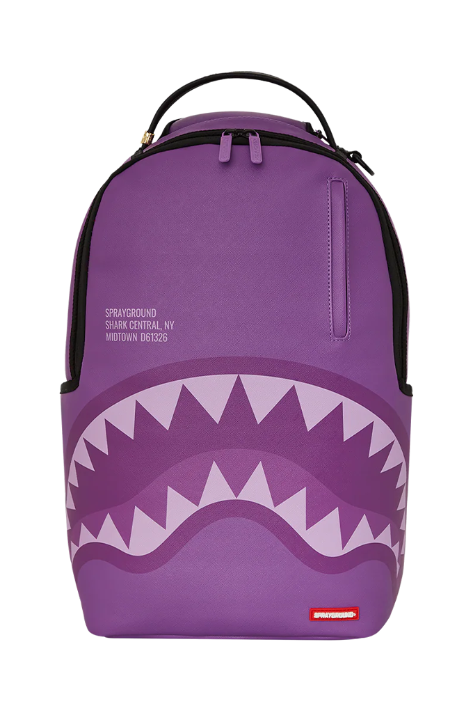 Sprayground Shark Central Purple Venom Backpack