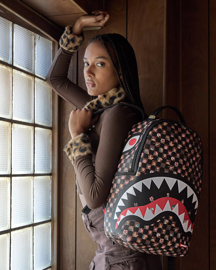 Sprayground Peeking Characters Remix Stealth Crew Backpack