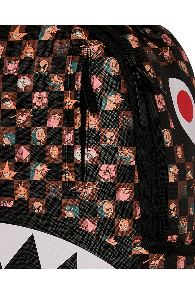 Sprayground Peeking Characters Remix Stealth Crew Backpack