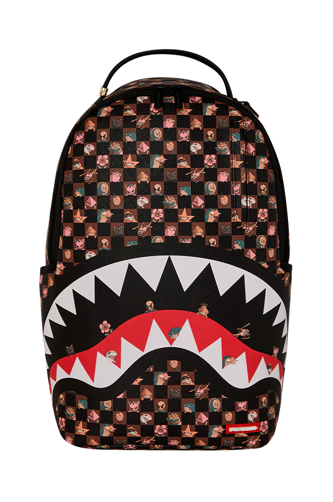 Sprayground Peeking Characters Remix Stealth Crew Backpack