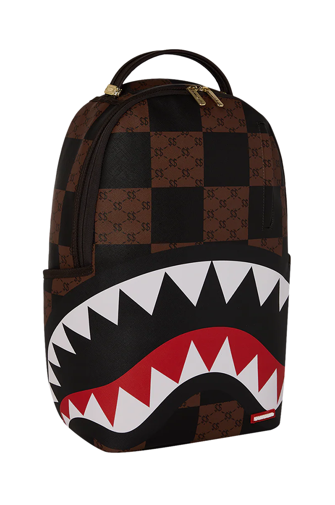 Sprayground Enlarged Check Paris That Big Check Shark Backpack